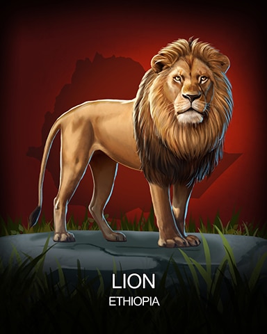 Lion National Animals Badge - Wheel Of Fortune: Pogo Edition Lion National Animals Badge - Wheel Of Fortune: Pogo Edition