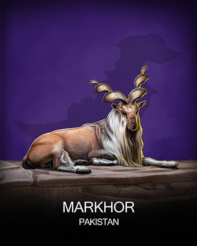 Markhor National Animals Badge - Aces Up! HD Markhor National Animals Badge - Aces Up! HD