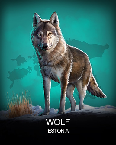 Wolf National Animals Badge - Word Whomp HD