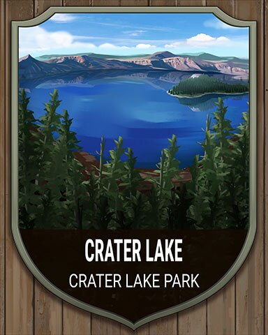 Crater Lake National Parks Badge - Tri-Peaks Solitaire HD