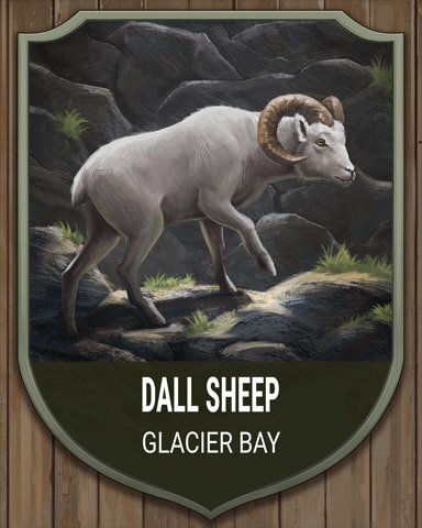 Glacier Bay Dall Sheep National Parks Badge - Mahjong Sanctuary