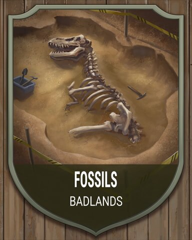 Badlands Fossil National Parks Badge - Quinn's Aquarium