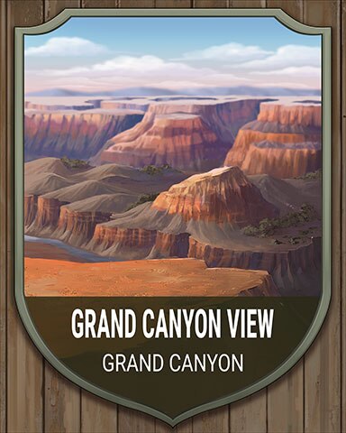 Grand Canyon National Parks Badge - Mahjong Garden HD