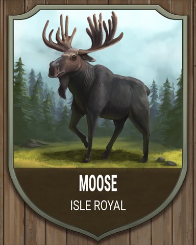 Isle Royale Moose National Parks Badge - Word Whomp HD