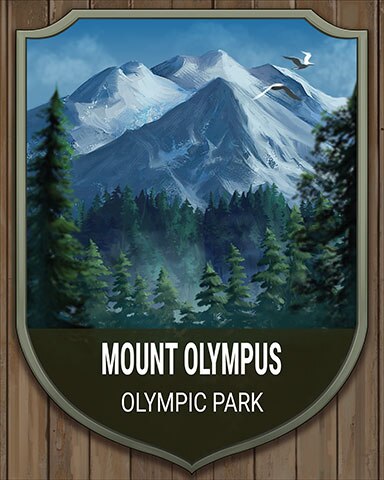 Olympic Park Mount Olympus National Parks Badge - Canasta HD