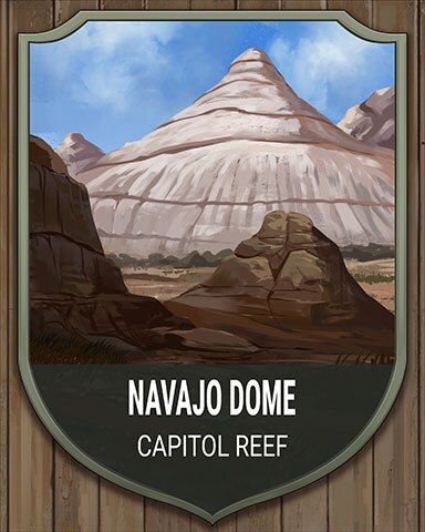 Capitol Reef Navajo Dome National Parks Badge - Jungle Gin HD