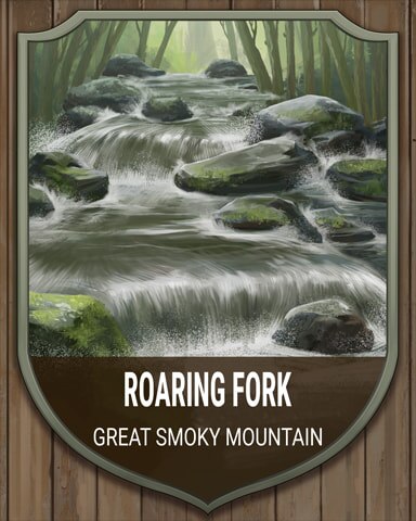 Great Smoky Mountain Roaring Fork National Parks Badge - Quinn's Aquarium