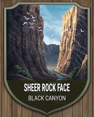 Black Canyon Sheer Rock Face National Parks Badge - Canasta HD