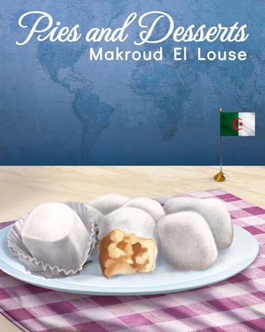 Makroud El Louse Pies And Desserts Badge - Spades HD