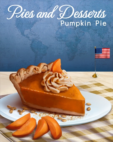 Pumpkin Pie Pies And Desserts Badge - Jungle Gin HD