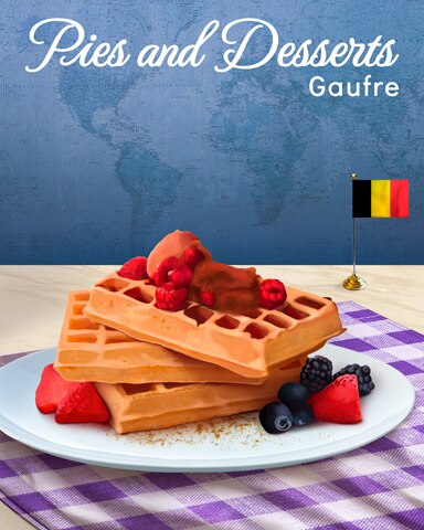 Gaufre Pies And Desserts Badge - Spades HD