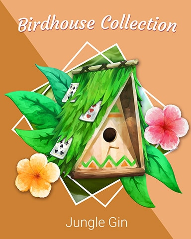 Jungle A-frame Birdhouse Badge - Jungle Gin HD