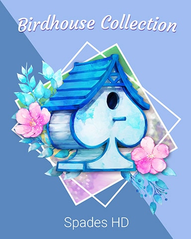 Elegant Spade Birdhouse Badge - Spades HD