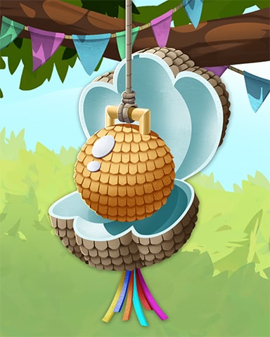 Oyster Pearl Pogo Pinatas Badge - World Class Solitaire HD Oyster Pearl Pogo Pinatas Badge - World Class Solitaire HD