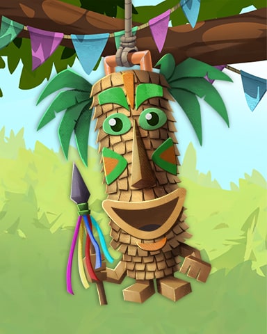 Tiki Guy Pogo Pinatas Badge - Tri-Peaks Solitaire HD Tiki Guy Pogo Pinatas Badge - Tri-Peaks Solitaire HD