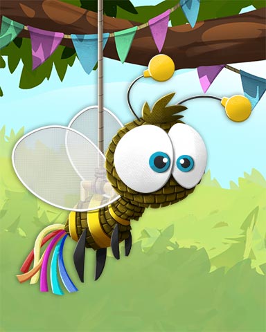 KiKi Bee Pogo Pinatas Badge - Solitaire Home Story KiKi Bee Pogo Pinatas Badge - Solitaire Home Story