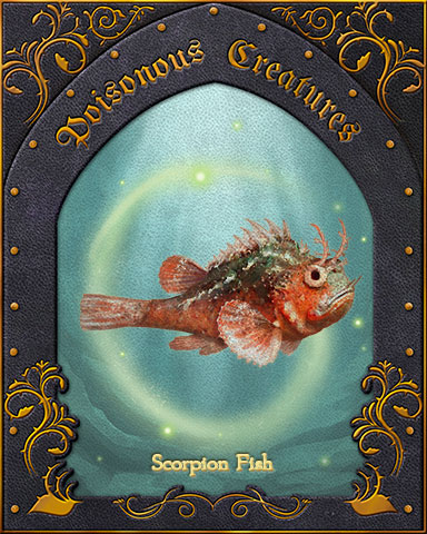 Scorpion Fish Poisonous Creatures Badge - Pogo™ Slots