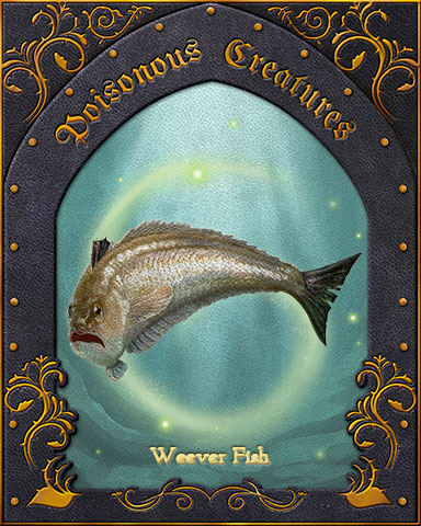 Weever Fish Poisonous Creatures Badge - Tri-Peaks Solitaire HD