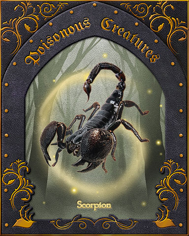 Scorpion Poisonous Creatures Badge - Poppit! Party