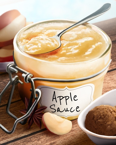 Apple Sauce Jams And Preserves Badge - Claire Hart: Secret In The Shadows