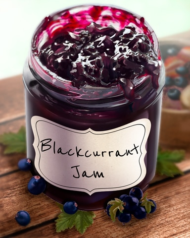 Blackcurrant Jams And Preserves Badge - First Class Solitaire HD