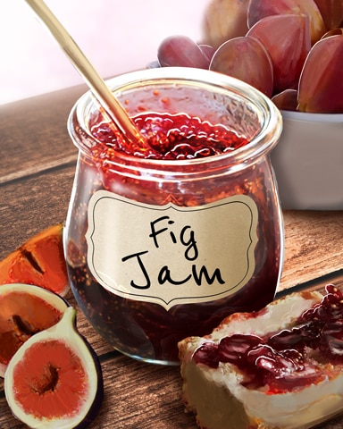 Fig Jams And Preserves Badge - Spades HD