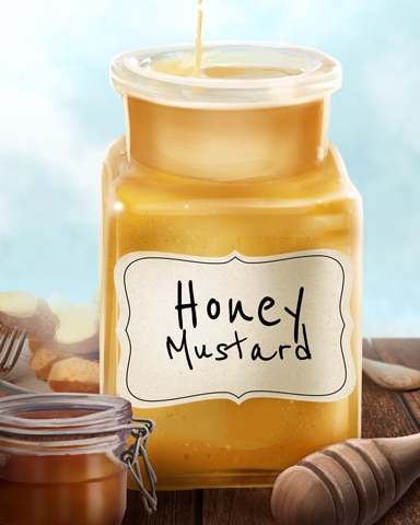 Honey Mustard Jams And Preserves Badge - Word Whomp HD