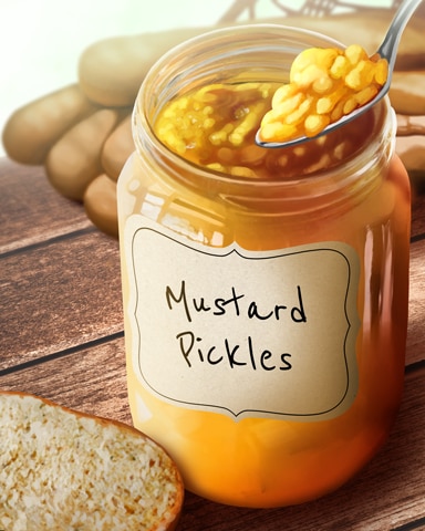 Mustard Pickles Jams And Preserves Badge - Jungle Gin HD