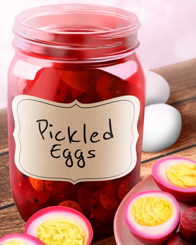 Pickled Eggs Jams And Preserves Badge - Canasta HD