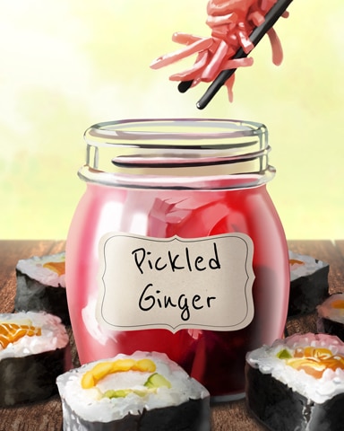 Pickled Ginger Jams And Preserves Badge - Garden Blast