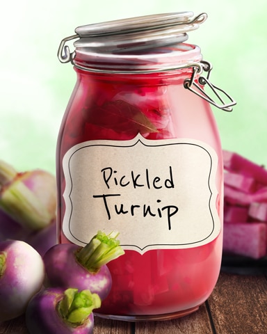 Pickled Turnip Jams And Preserves Badge - Poppit!™ HD