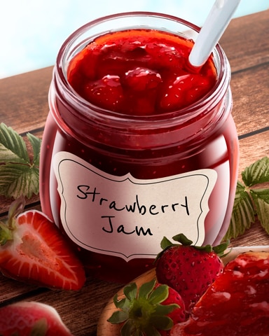 Strawberry Jams And Preserves Badge - Canasta HD