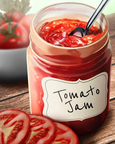 Tomato Jams And Preserves Badge - World Class Solitaire HD