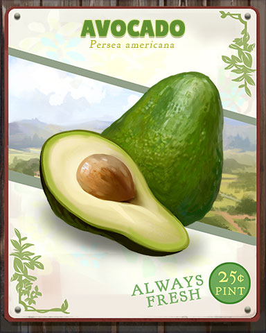 Avocado Produce Badge - Jungle Gin HD