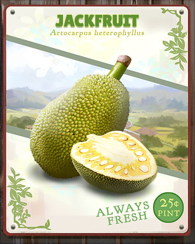 Jackfruit Produce Badge - Pogo™ Daily Sudoku