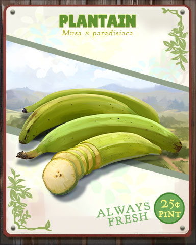 Plantain Produce Badge - Mahjong Sanctuary