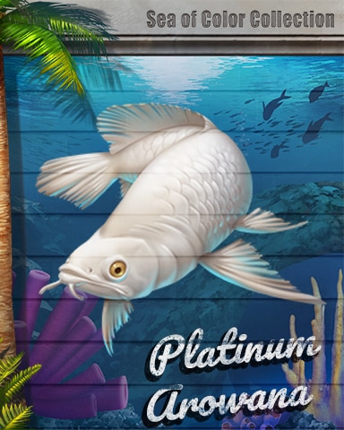 Platinum Arowana Sea Of Color Badge - Crossword Cove HD