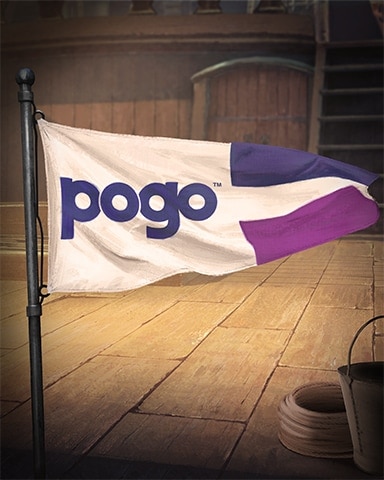 Pogo Flag Ships Ahoy Badge - Peggle Blast HD