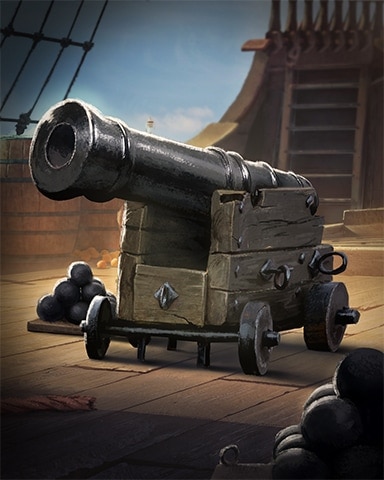 Cannon Ships Ahoy Badge - Garden Blast Cannon Ships Ahoy Badge - Garden Blast