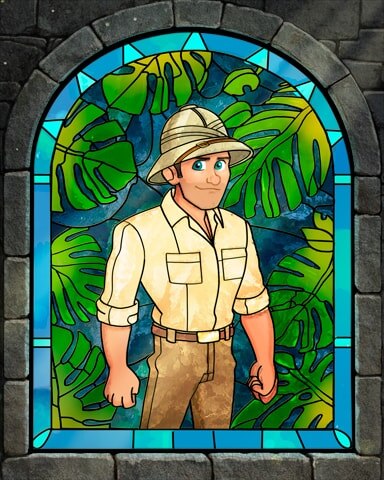 Tri-Peaks Solitaire Stained Glass Badge - Tri-Peaks Solitaire HD