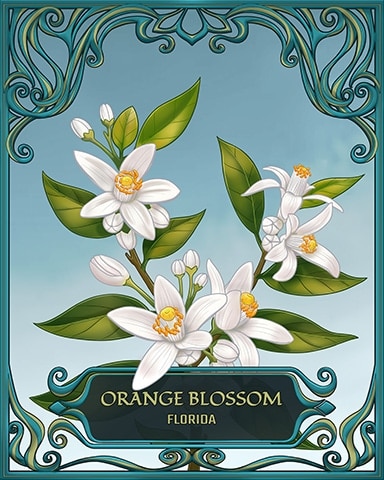 Florida State Flowers Badge - Wheel Of Fortune: Pogo Edition Florida State Flowers Badge - Wheel Of Fortune: Pogo Edition