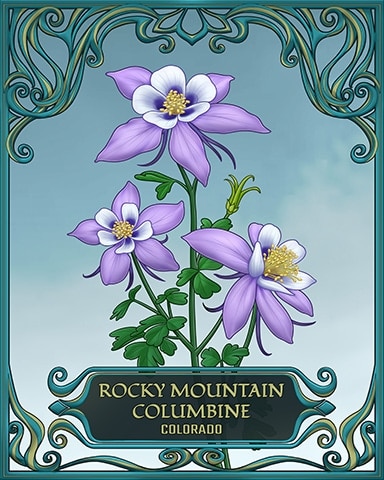 Colorado State Flowers Badge - Tri-Peaks Solitaire HD Colorado State Flowers Badge - Tri-Peaks Solitaire HD