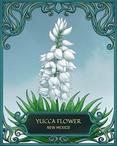 New Mexico State Flowers Badge - Solitaire Home Story