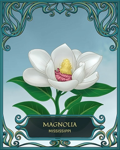 Mississippi State Flowers Badge - Jungle Gin HD