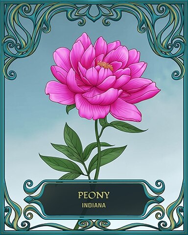 Indianiana State Flowers Badge - Mahjong Garden HD Indianiana State Flowers Badge - Mahjong Garden HD