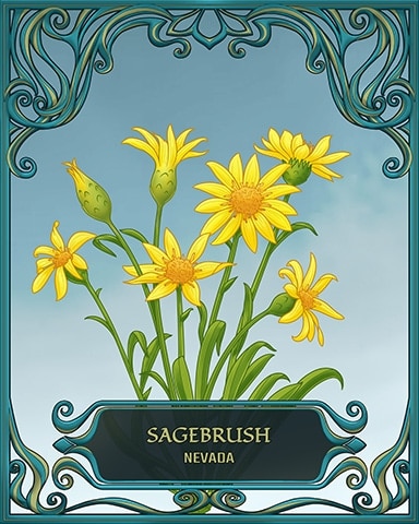 Nevada State Flowers Badge - Mahjong Safari HD Nevada State Flowers Badge - Mahjong Safari HD