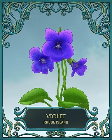 Rhode Island State Flowers Badge - Spades HD Rhode Island State Flowers Badge - Spades HD