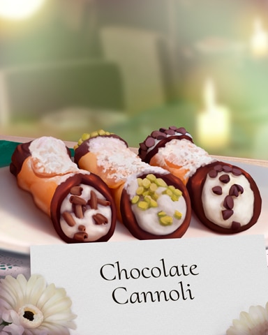 Chocolate Cannoli Sweets For My Sweets Badge - Word Whomp HD