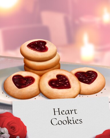 Heart Cookies Sweets For My Sweet Badge - Spades HD