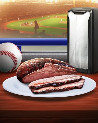 BBQ Brisket Tailgating Foods Badge - Canasta HD BBQ Brisket Tailgating Foods Badge - Canasta HD